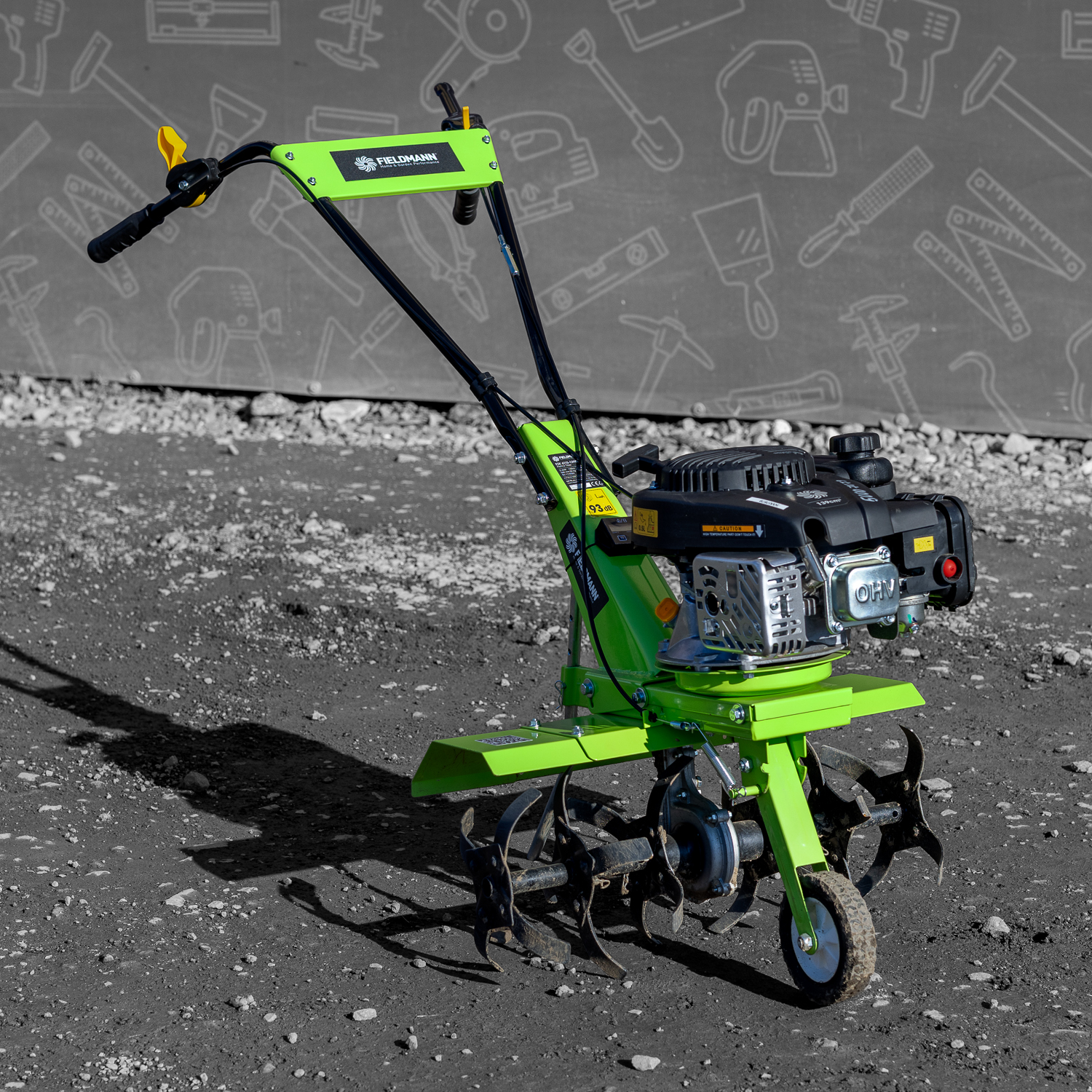 Benzínový kultivátor 2,4 kW, 59 cm FIELDMANN_1